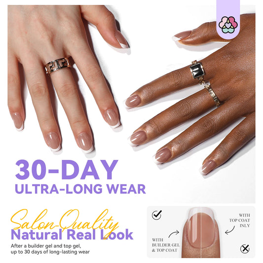 French Gel Nail Kit 90pcs + UV LED
